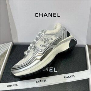 Chanel Silver Women's Sneakers